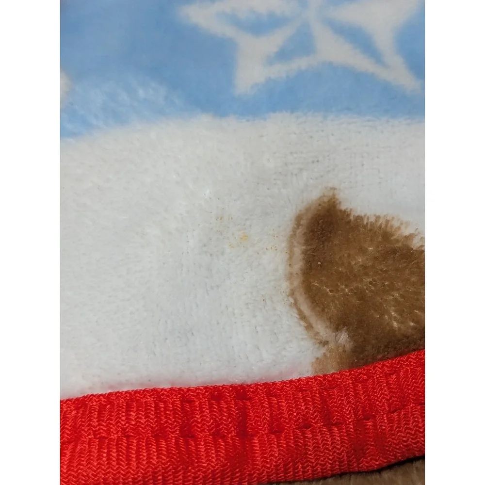 Rudolph plush baby toddler‎ child throw blanket Dolly Spot Elephant Hermey blue